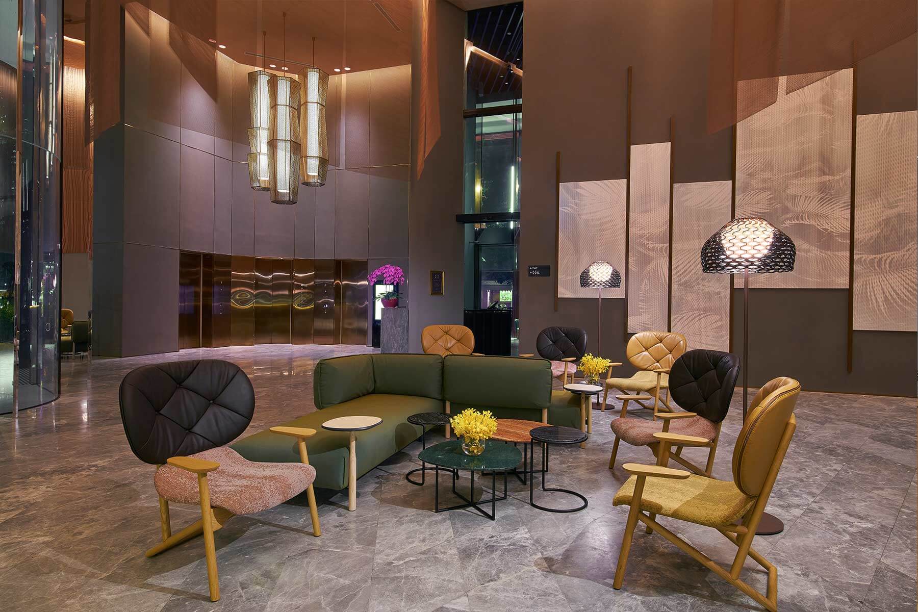 Oasia Hotel Downtown Singapore - Concierge lobby